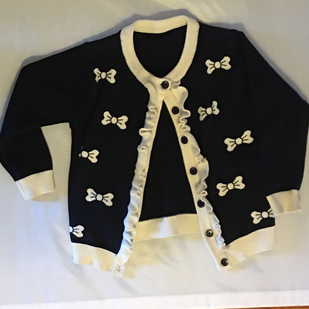 Girls Blue/Cream Sweater size 5T